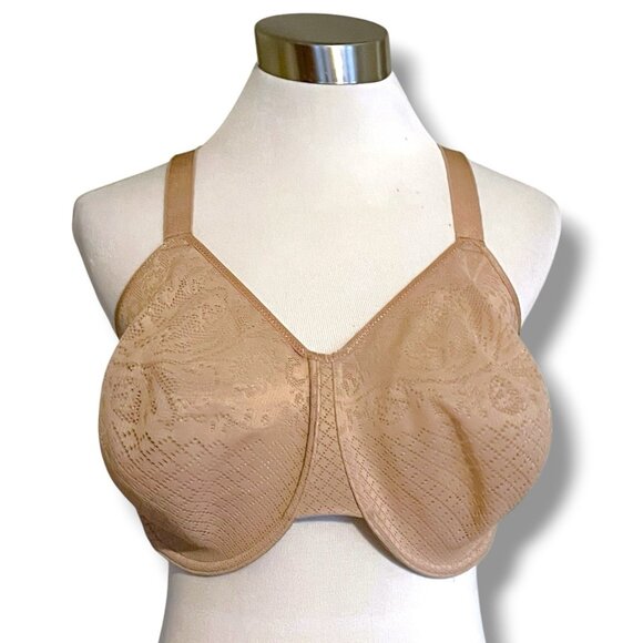 Wacoal 36I Bra Sand Nude Visual Effects Minimizer Udnerwire 857210 Full Coverage - Picture 2 of 8